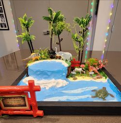 Handmade “Animal World” Resin Art – One of a Kind