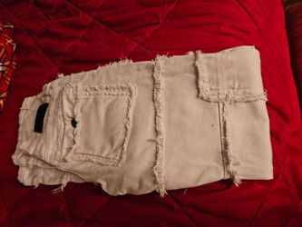 FWRD DENIM New York distressed pink jeans