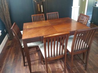 Dining table set with 6 chairs