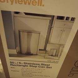 Dustbin Set Stainless Steel