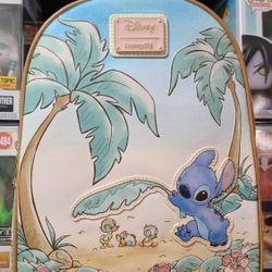 Loungefly Disney Lilo And Stitch Stitch With Ducks Backpack 