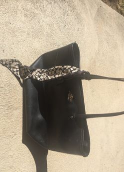 Black coach bag