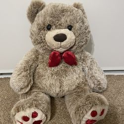 Large Teddy Bear With Bow tie 