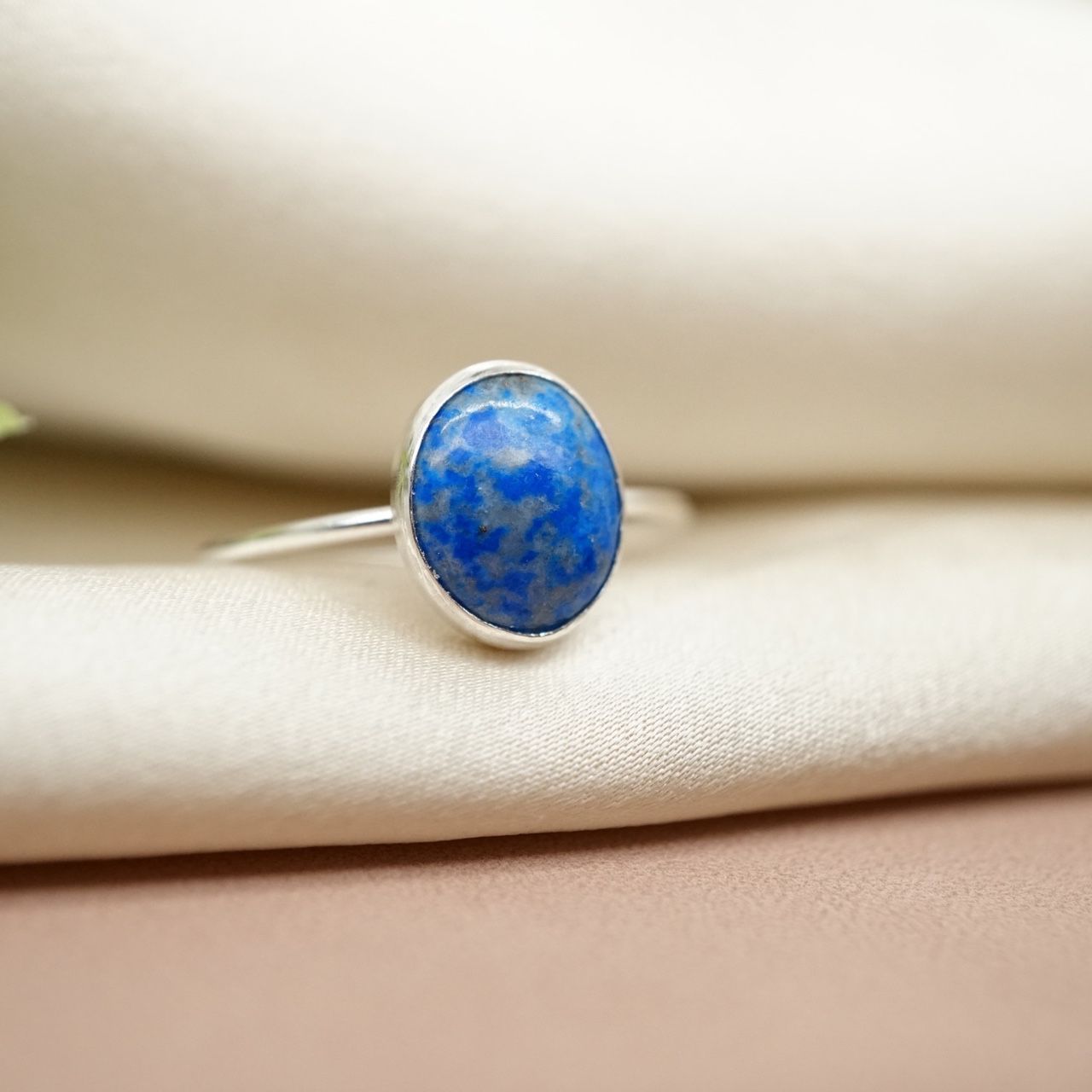 Handmade Lapis Lazuli Ring, J426