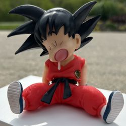 Dragonball Z Figure, DBZ Kid Goku Sleeping, "Good afternoon Goku"