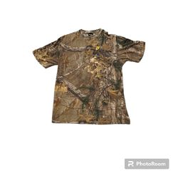 Scent Blocker Women M Lightweight Real Tree Camo Camouflage Short Sleeve T-shirt