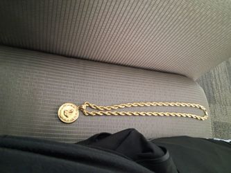 14k gold plated  24in 8 mm