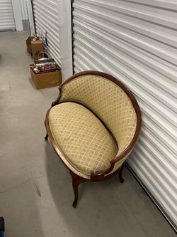 Antique Victorian conversation sofa