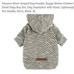    Dog Hoodie.  By Fitwarm