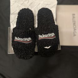Balenciaga Furry Slides