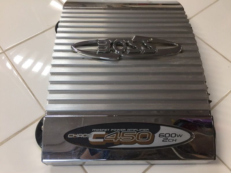 Boss Chaos C450 600W 2CH MOSFET Power Amplifier for Cars
