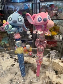 Angel & Stitch beaded pen
