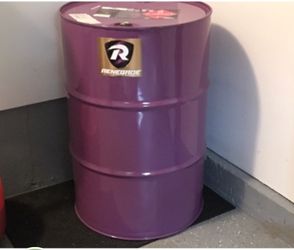 Empty 55 gallon drum