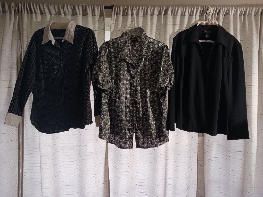 Women’s Plus Size Dress Shirts Size 2X-3X $50 OBO 
