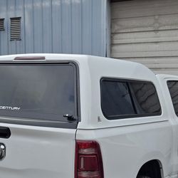 Century Hi-Liner Canopy for 2019-Current RAM 1500 (New Body) with 5.5 Ft Bed White Installed