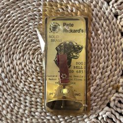 Pete Richardson Solid Brass Dog Bell