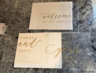 Wedding signs
