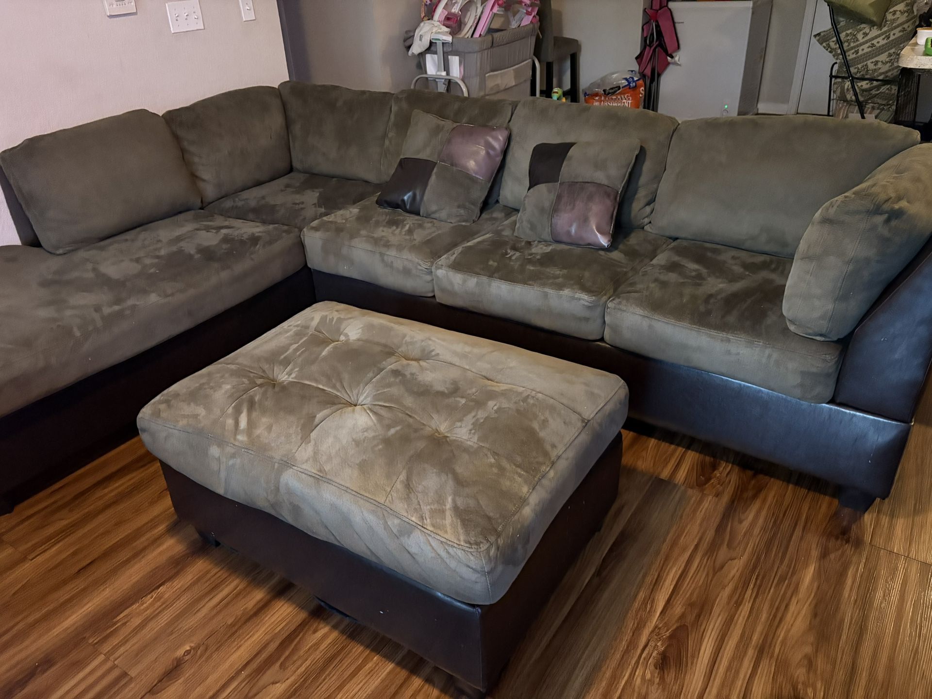 Sofa With Ottoman