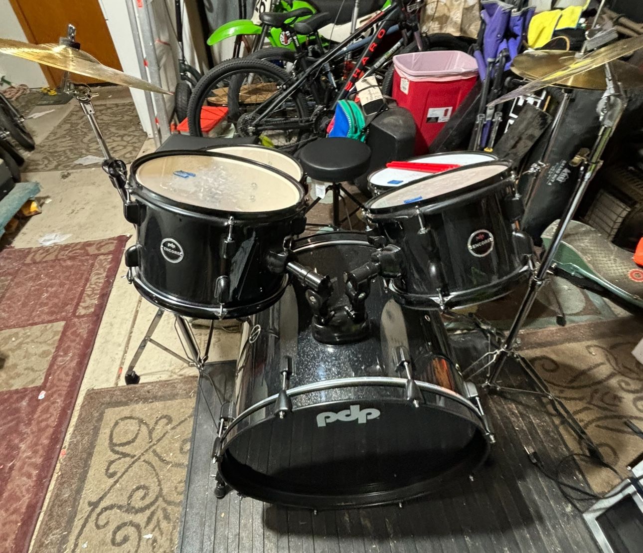 PDP Drumset With Meinl Cymbal