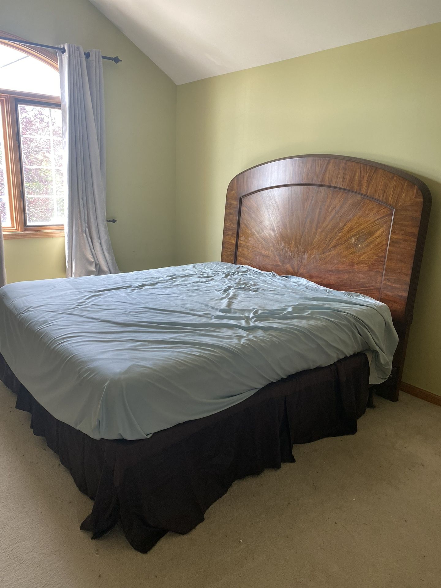 King Size bed frame and Armoire By American Drew