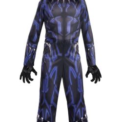 Black Panther Youth Custom Sz 8-10