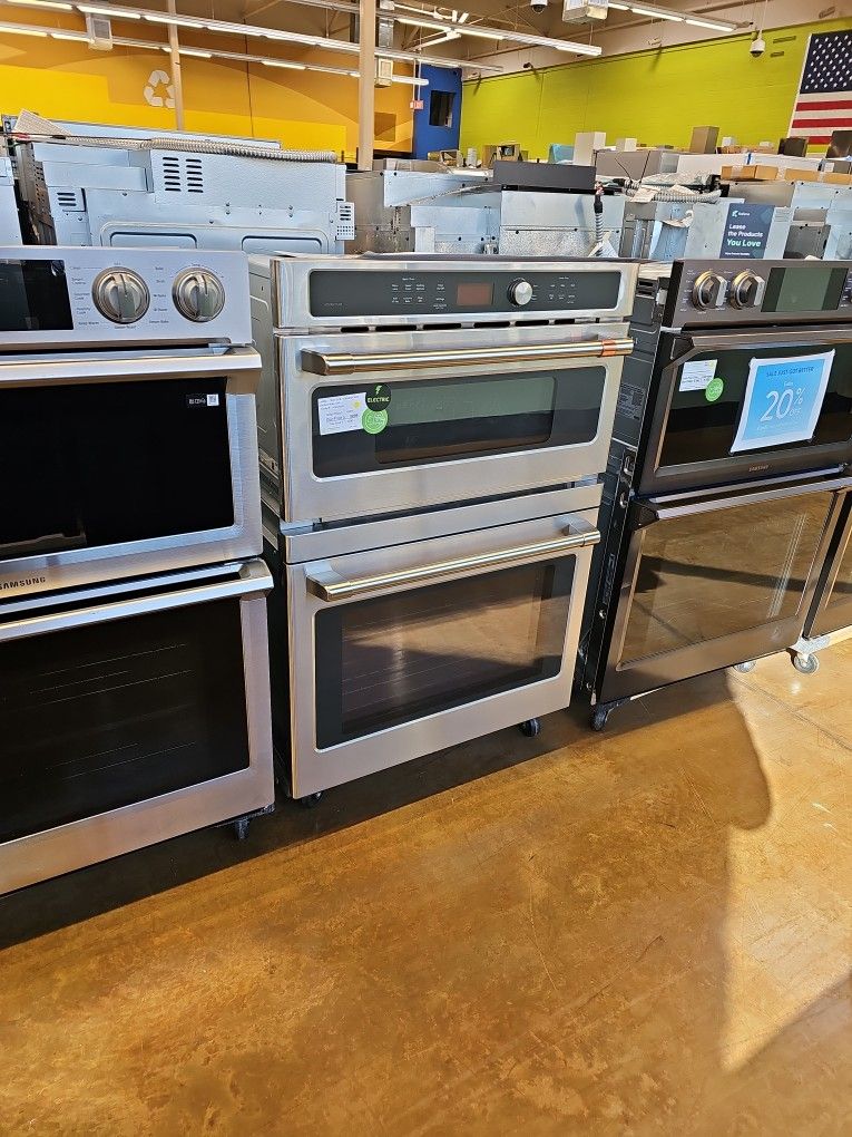 Ge Cafe Microwave Wall Oven Combination Unit 30 Inch Wide
