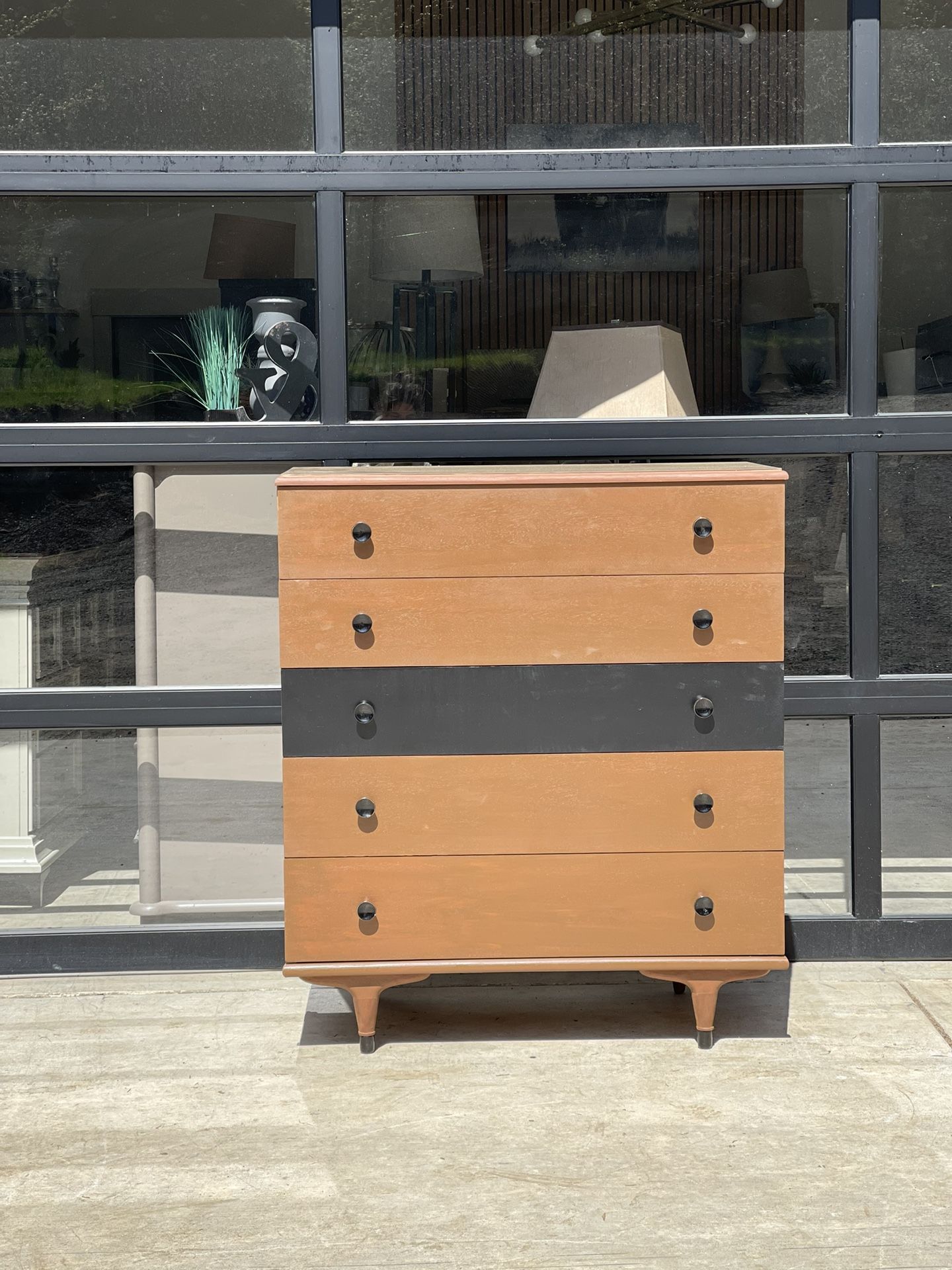 Mid Century Modern Tall Dresser