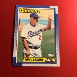 8/16/24*Dodgers * Tom Lasorda Baseball Trading Card For FREE 