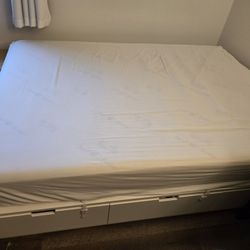 🛏️ IKEA Nordli Bed + Mattress — Excellent Condition