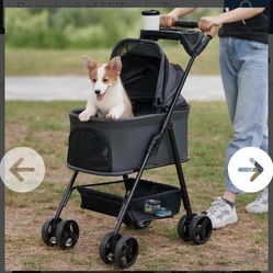 3 in 1 Folding Dog Stroller, Zoosky Pet Strol