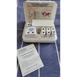 Travel Smart Dual Wattage International Converter Adapter Set