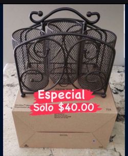 Porta Servilletas y Cucharas Especial $40.00 Línea Meridian Princess House Ventas Finales