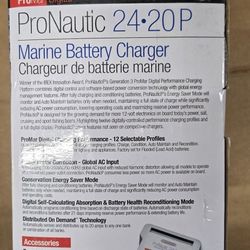 ProMariner ProNautic 2420P 24V 20 Amp 3 Bank Battery Charger 63170