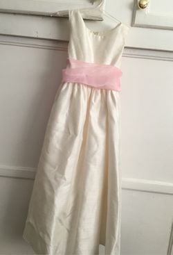Girls long party dress Size 4