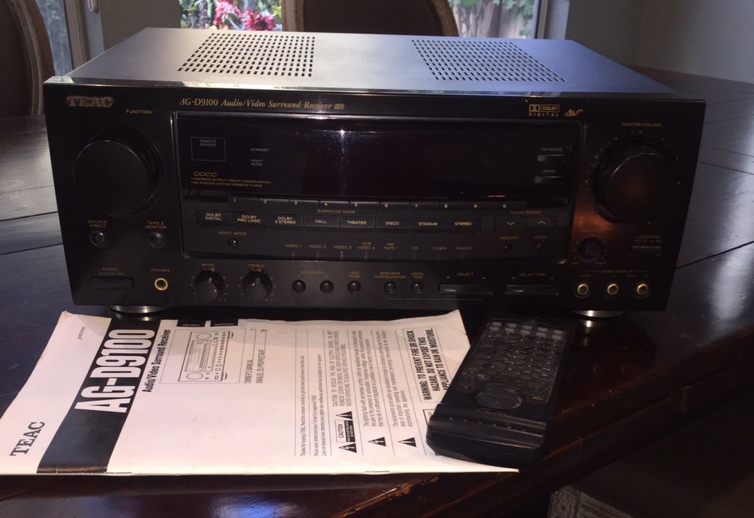 TEAC Stereo Receiver (early 2000‘s) with Original Users Manual