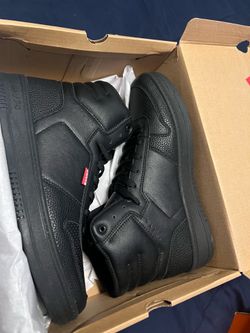 Levi sneakers size 9 Drive Hi Black Monochrome