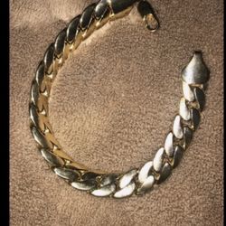 Price Drop! Cuban Bracelet 14k Gold Plated