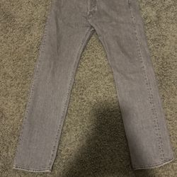 levi 501’s grey 