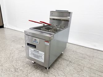 NSF Gas Countertop Fryer three tube burners NG CTF-3