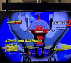 Mazinger Z Infinity DVD Movie 