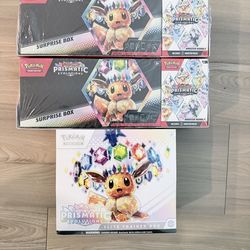 Pokemon prismatic 420$ obo for all sealed new