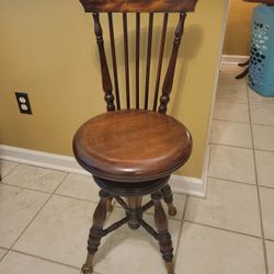 Antique Victorian Piano Stool (S)