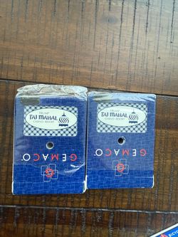 Gemaco Taj Mahal deck of cards- new with tags-2 Count