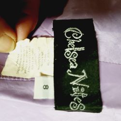 Iridescent  Pastel Purple Halter Top Spaghetti Straped Prom Gown