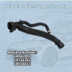 LR042893 Engine Radiator Coolant Lower Hose Pipe - Compatible with 2013-2022 Land Rover Range Rover Sport Discovery 3.0L 5.0L, Replaces LR166362 LR034