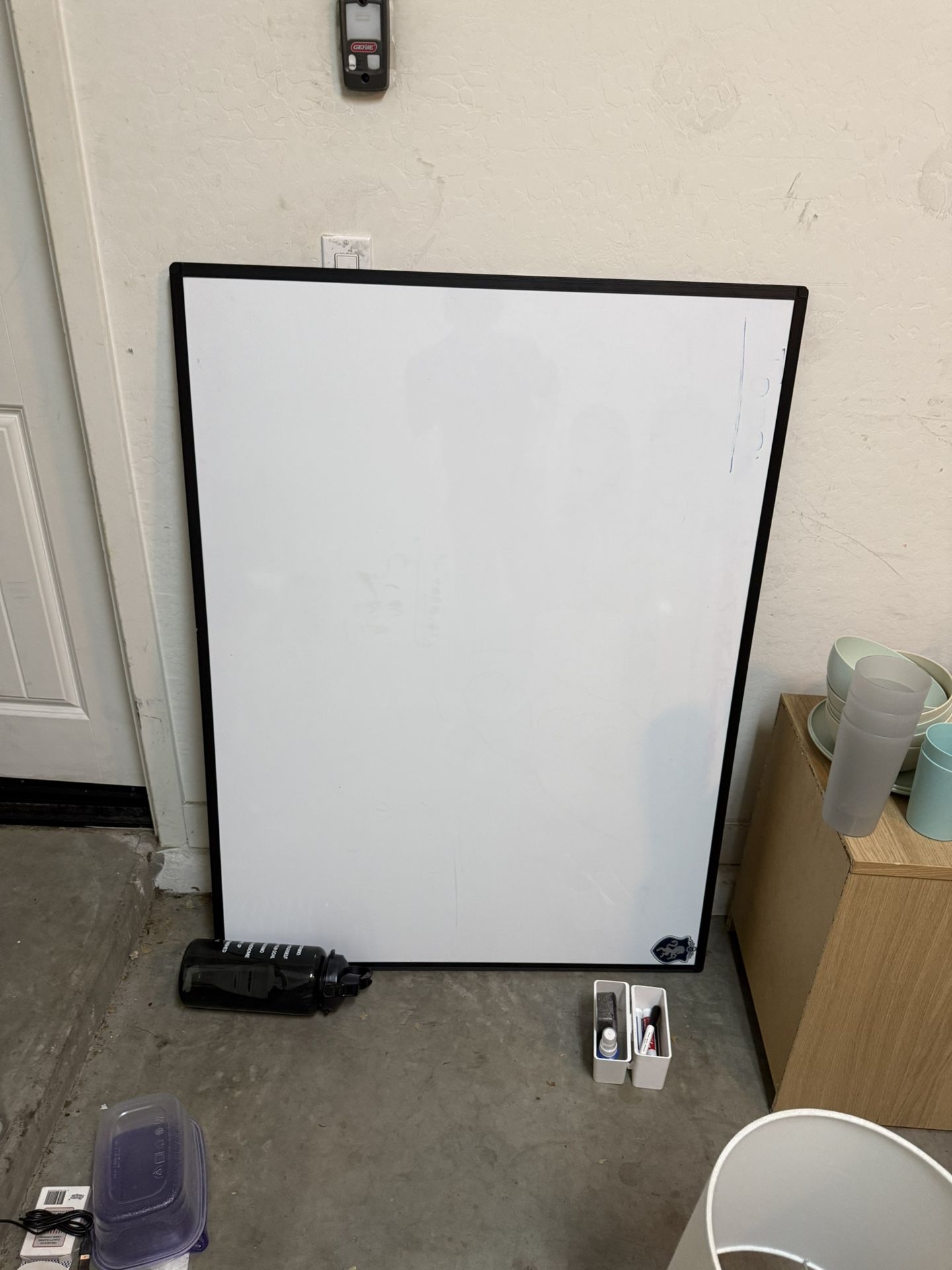 White Board With Markers