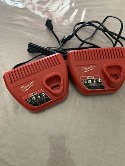 Milwaukee M12 chargers.