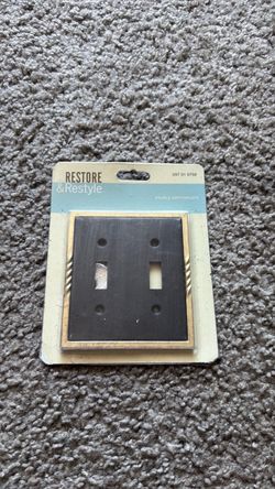Restore & Restyle Double Switchplate