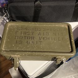 First Aid Kit, Army Antique I Paid Over 1000 