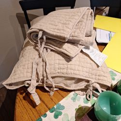 Pottery Barn Pick Stitch Standard shams
